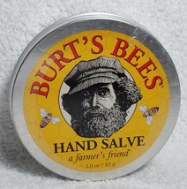 Burt&#39;s Bees HAND SALVE All-Purpose Oils Herbs Beeswax Nourish Soft 3 oz/... - $13.86