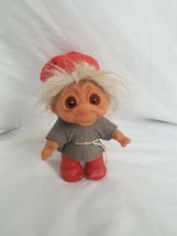 Vintage DAM Elf Troll Christmas 1980 24-4 Mohair Red hat Original Outfit... - £73.95 GBP