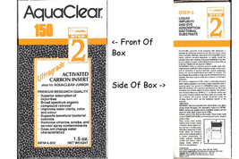 AquaClear 150 Step 2Ultragrade Activated Carbon Insert Also For Aquaclear Junior - £8.59 GBP