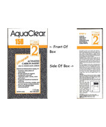 AquaClear 150 Step 2Ultragrade Activated Carbon Insert Also For Aquaclea... - $209.24 MXN