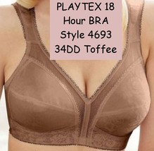 Playtex 18 Hour Bra Style 4693 Size 34DD Toffee Color - £19.98 GBP