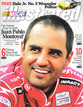 JUAN PABLO MONTOYA 42 NASCAR ILLUSTRATED SEPT 2010 DALE JR NO 3 POSTER I... - $14.99