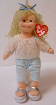 Ty Teenie Beanie Boppers &quot;Sassy Star&quot; Blonde Hair &quot;2002&quot; Bendable Nw Ts ! - £7.04 GBP