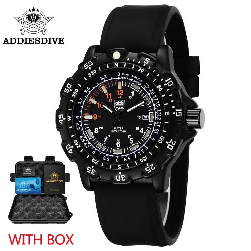 Watch Addies Men    Fahsion Casual  Waterproof Outdoor Stainless steel Watch   c - $68.88