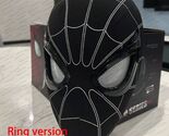 Spider-Man Black Mask Moving Eyes Cosplay Props Remote Control Ring Bran... - $66.41