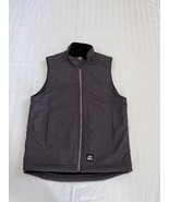 Berne Ripstop Quilted Fleece Lined Brown Full Zip Work Wear Vest Size Me... - £14.68 GBP