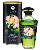 Shunga Organica Warming Oil - 3.5 oz Green Tea - £30.11 GBP