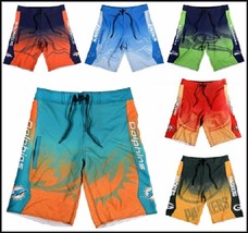NFL Team Logo Mens Summer Board Shorts Swimsuit Swim Trunks - Pick Your Team! - $29.95