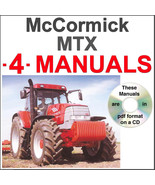 McCormick MTX MTX135 MTX140 MTX150 Tractor Service &amp; Operator Manual -4-... - £15.09 GBP