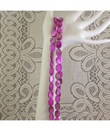 Purple Mother of Pearl Shell Beads 16mm 1 16 in. str. 26 pc. - $3.91 CAD