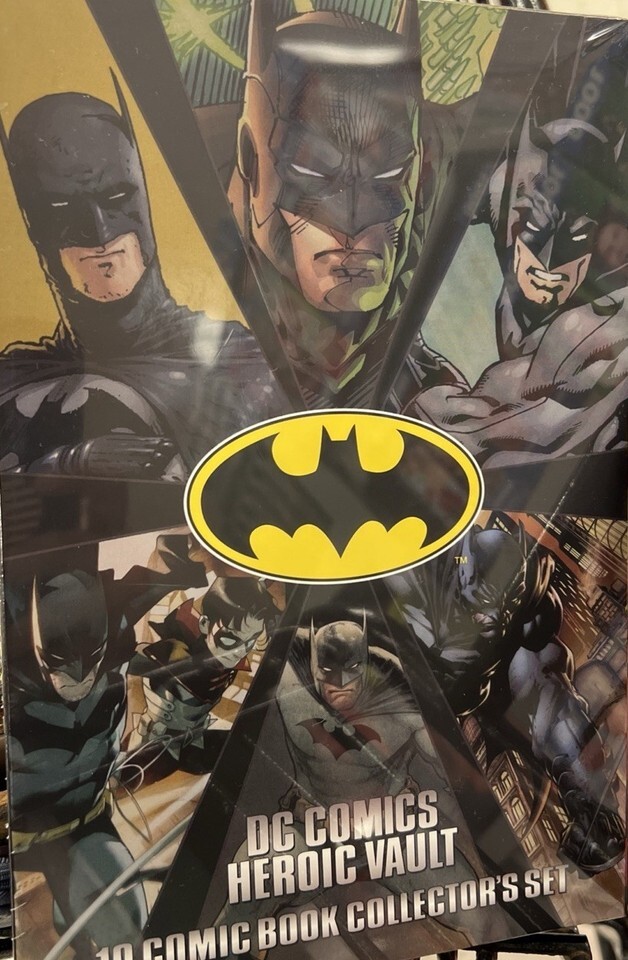10 BATMAN #1’s DC Comics Heroic Vault Collector's Set Dark Knight The ...