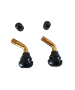 2 Valve Stems 90 Degree For Tubeless Tires Scooters Mopeds Motorcycles ATV - $3.95
