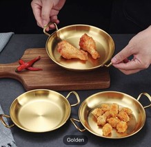 3Pc Stainless Steel Plate, Bbq, Seafood Plate Hot Pot Ramen, Pasta Bowl,... - £47.31 GBP