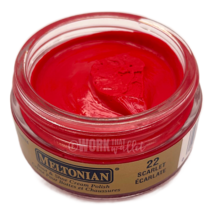 [1] Meltonian Boot &amp; Shoe Cream Polish 1.55 oz Color Scarlet #22 - £7.82 GBP