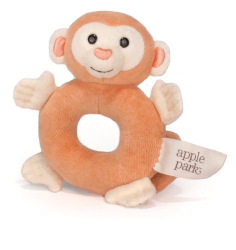 Apple Park Teething Rattle, Monkey [Baby Product] - $12.04