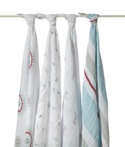 aden + anais Classic Muslin Swaddle Blanket 4 Pack, Liam The Brave - $43.48