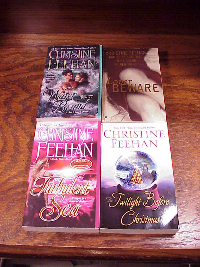 Primary image for Lot of 4 Sea Haven Series PB Books by Christine Feehan, Drake Sisters, Heart 
