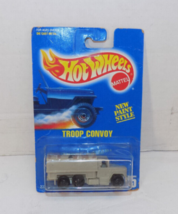 Vintage Mattel Hot Wheels U.S. Army Troop Convoy Military Truck 195 1991... - £6.91 GBP