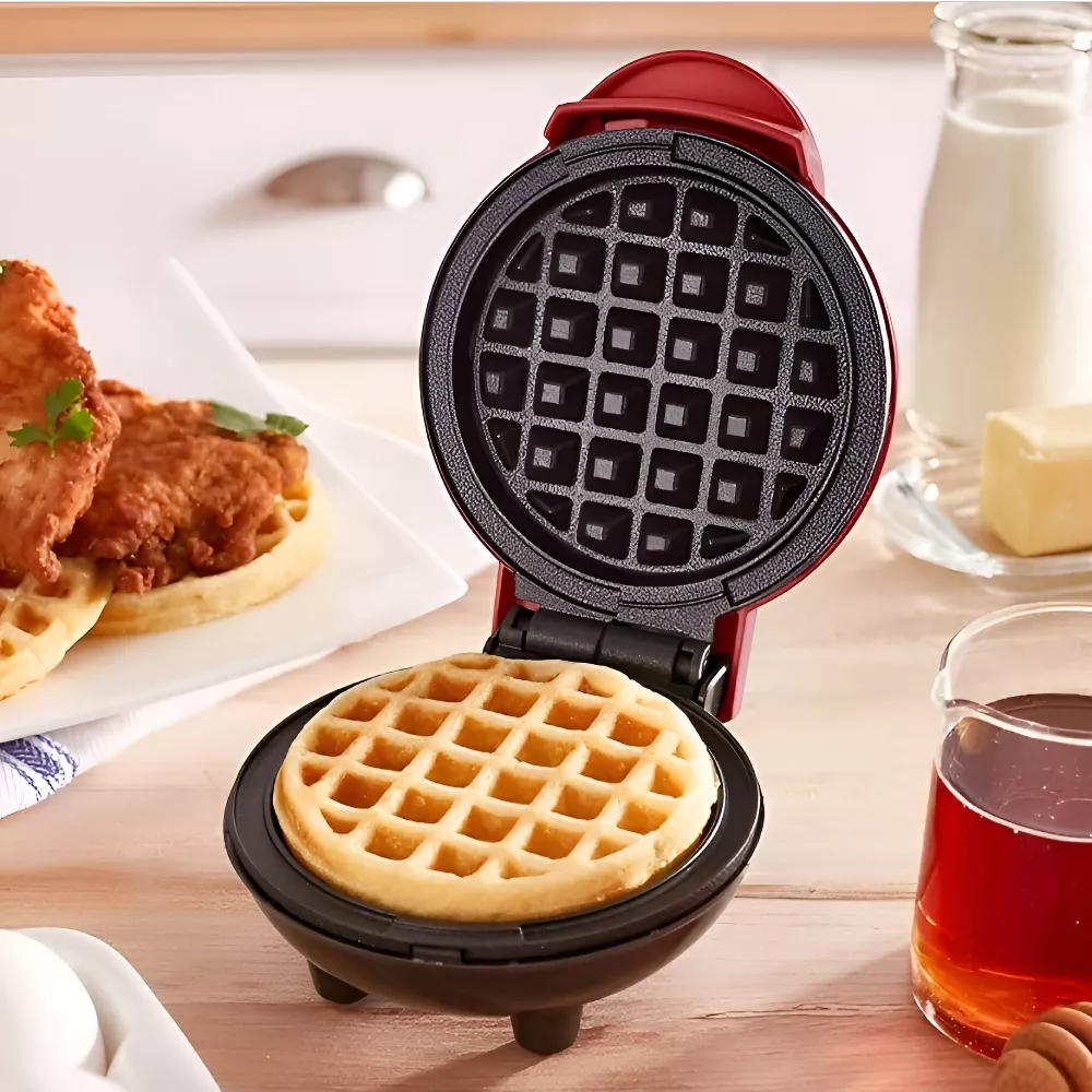 Mini Electric Waffle Maker – Double-Sided &amp; Non-Stick - $803.13 MXN