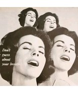 1962 Listerine Mouthwash Dental Advertisement Beautiful Woman Vintage HM2O - $29.99