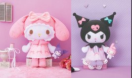 Japan Kuromi & My Melody girly Plush (2pc set) - 30cm Birthday Gift - $1,668.48 MXN