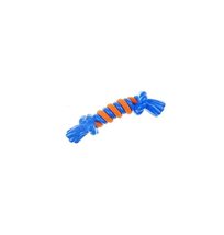 MPP Dog Toys Durable Plastic Rope Bone Blue Orange Tugs Pick Color &amp; 8&quot; or 14&quot; S - £11.31 GBP+