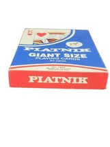 Platnik Giant Size Playing Cards 54 Jumbo Cards Made in Austria 7&quot; x 4 3/4&quot; - £11.06 GBP