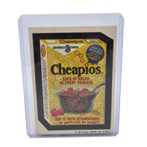 VINTAGE TOPPS 1970&#39;s WACKY PACKAGES STICKER CHEAPIOS CHEERIOS CEREAL - $9.50