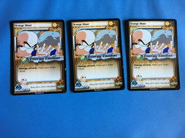 X3 DRAGON BALL Z ORANGE BLAST CARD CCG TRADING CARD DBZ FREE SHIPPPING - $3.95