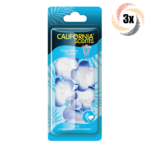 3x Packs California Scents California Clean Scent Lei Car Hanging Air Freshener - £14.07 GBP