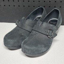 Dansko Tamara Nubuck Leather Comfort Clogs Charcoal Gray Women’s 7.5 8 3... - £27.58 GBP