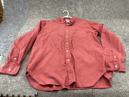J Crew Dress Shirt Mens Large 16.5 - 17 Button Up Cotton - $9.89