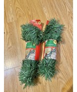 Christmas Artificial Green Garland 15 FT (LOT OF 2) Holiday Decoration C... - $15.00