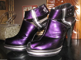 Salvatore Ferragamo Nimes runway catwalk platform boots booties Shoes 8 ... - £665.41 GBP