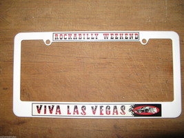 VLV Viva Las Vegas Rockabilly weekender license plate frame 2003 USA - £91.75 GBP