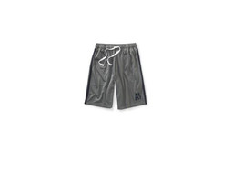 Mens Guys Aeropostale Basketball Athletic Shorts Charcoal W/ Blue Stripe New $40 - £23.17 GBP