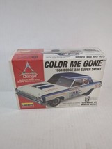 Model Kit &quot;Color Me Gone&quot; 1964 Dodge 330 Super Stock Lindberg 1:25 Scale  - $16.82