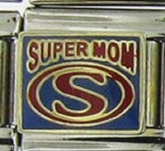 SUPERMOM  WHOLESALE ITALIAN CHARM 9MM K21 - £10.59 GBP