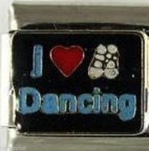 I Red Heart Dancing  Wholesale Italian Charm 9 Mm #13 - $13.50