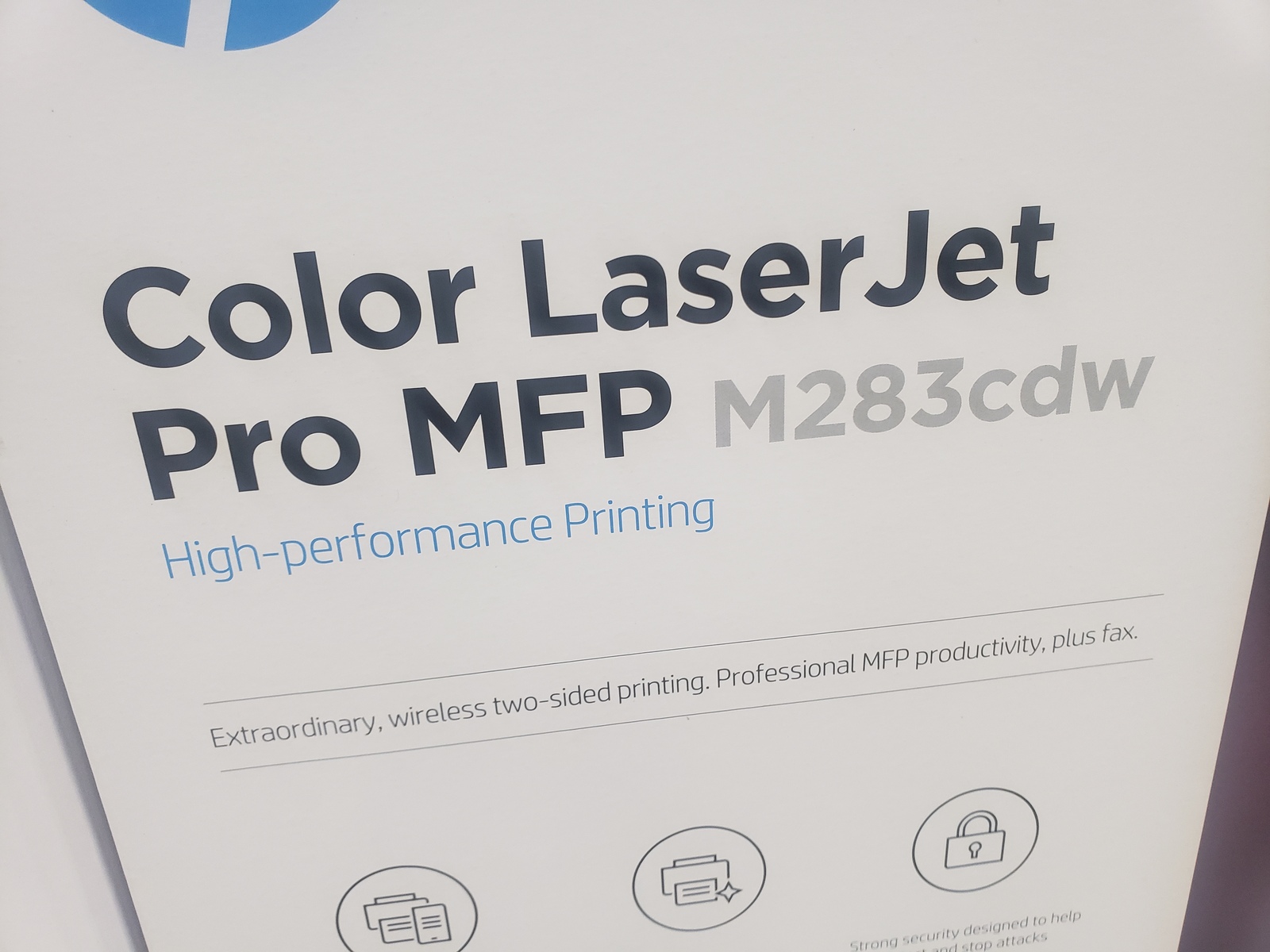 HP LaserJet Pro M283dw Wireless Color Printer, 2-Sided Color Printing - $999.00
