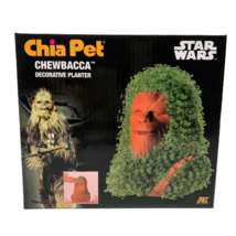 Chewbacca Chia Pet Pottery Planter Growing Kit Star Wars Chewie Indoor G... - £17.74 GBP