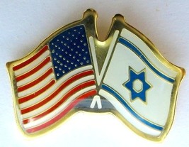 Israel army IDF Israel U.S.A coordination unit pin flag - $10.00