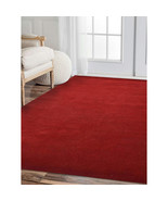 Glitzy Rugs 8 x 11 ft. Hand Knotted Gabbeh Wool Solid Rectangle Area Rug... - $436.20
