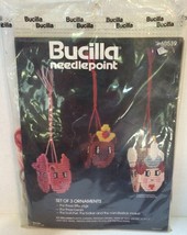 Bucilla Needlepoint Ornaments Kit  3 Pigs, 3 Bears, &amp; More - £11.95 GBP