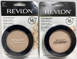 Revlon Colorstay  Pressed Powder 16 Hours # 810 Fair 2 Packs New Sealed - £14.86 GBP