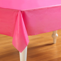 Creative Converting Plastic Tablecover 54&quot;X108&quot;-Candy Pink - £26.73 GBP
