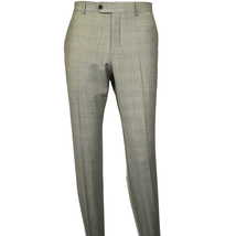 Men Suit BERLUSCONI Turkey Italian Wool 180's Glenn Plaid K167-06 Black White image 13