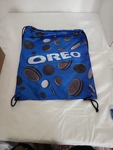 Oreo Bag Swimming Beach Blue Backpack Black Drawstring Bag sport Bag - $9.89