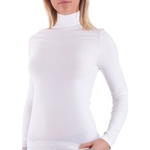 Rollkragenpullover Damen Lange Ärmel aus Microfiber Weich Bellissima 075 Intim - £11.28 GBP