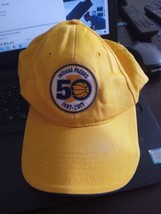 Adjustable Yellow Indiana Pacers 50th Year Hat - £8.41 GBP